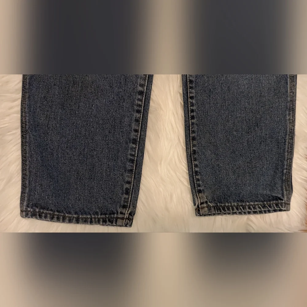 EUC The Children's Place medium wash distressed adjustable elastic button waist - Picture 12 of 12